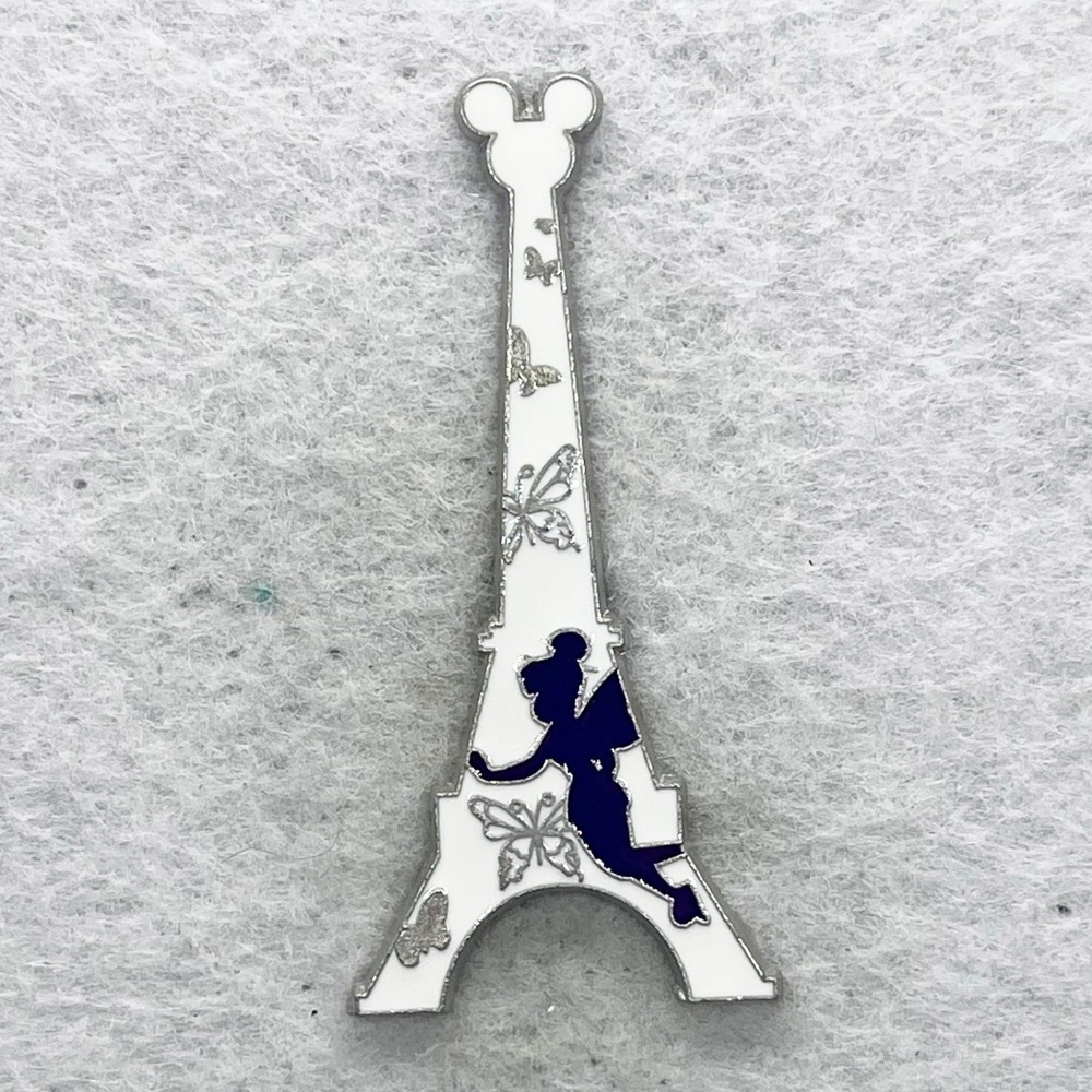 🔮 5/$25 Disney Peter Pan Tinker Bell Eiffel Tower Pin
